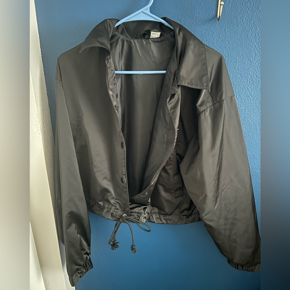 Size Small Women’s Cropped Bomber Jacket